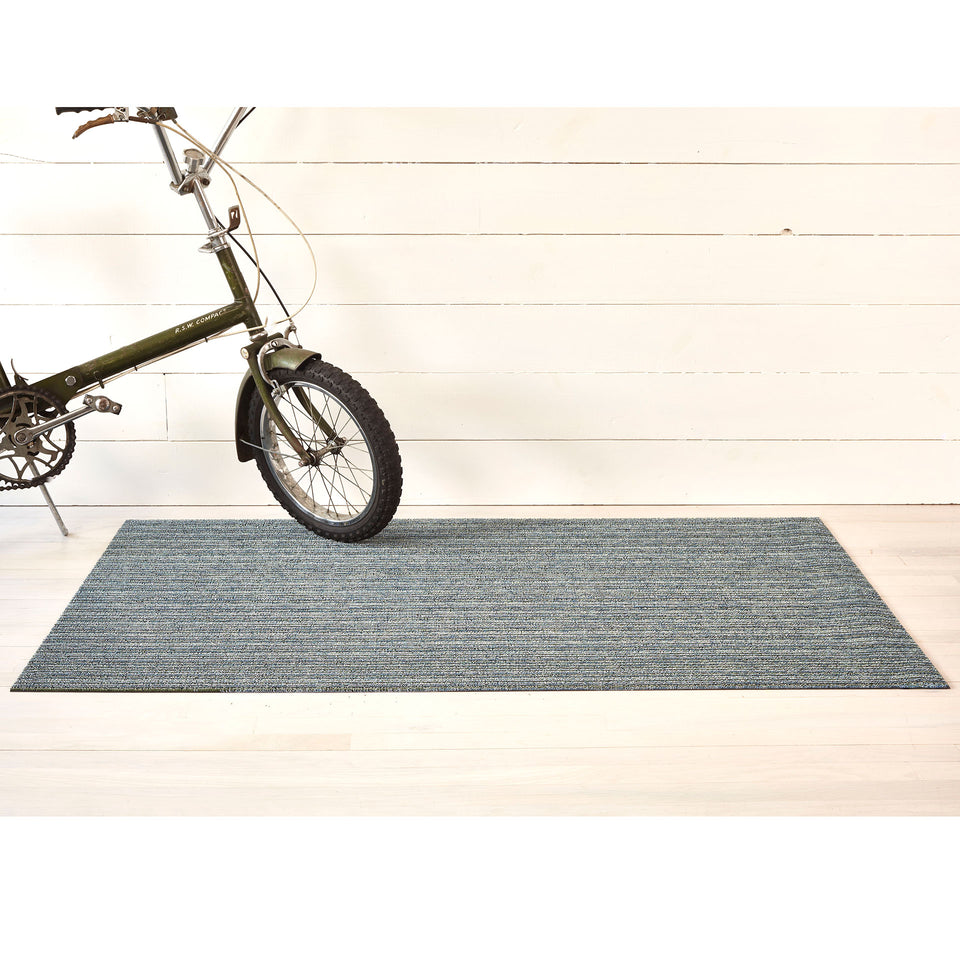 Forest Skinny Stripe Shag Mat by Chilewich